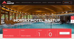 Desktop Screenshot of hotelnastup.cz